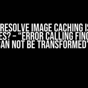 How to Resolve Image Caching Issues in Hugo Sites? – “error calling fingerprint: can not be transformed” error